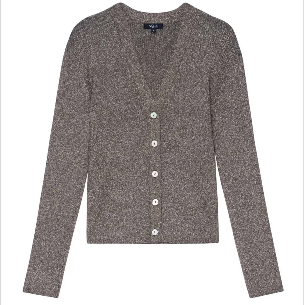 RAILS Beau Lurex Cardigan Gold Sz S - Picture 5 of 10